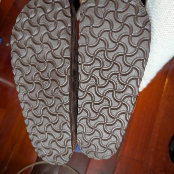 Birkenstock Boston BS Habana Leather Brown Clogs Size L8 M6 Narrow Soft Footbed - Picture 5 of 8